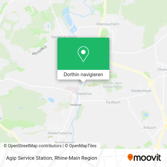 Agip Service Station Karte