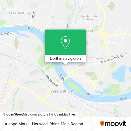 Aleppo Markt - Neuwied Karte