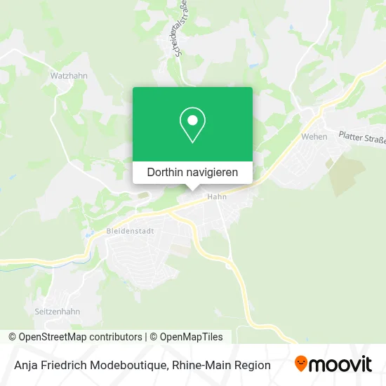 Anja Friedrich Modeboutique Karte