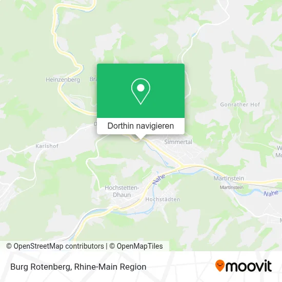 Burg Rotenberg Karte