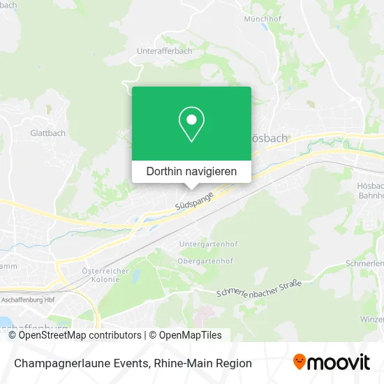 Champagnerlaune Events Karte