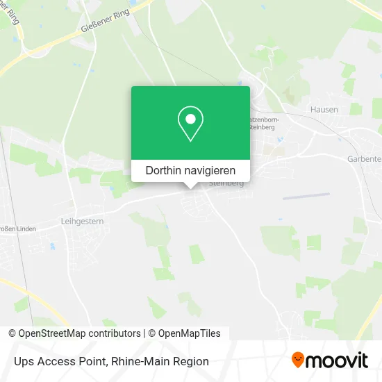 Ups Access Point Karte