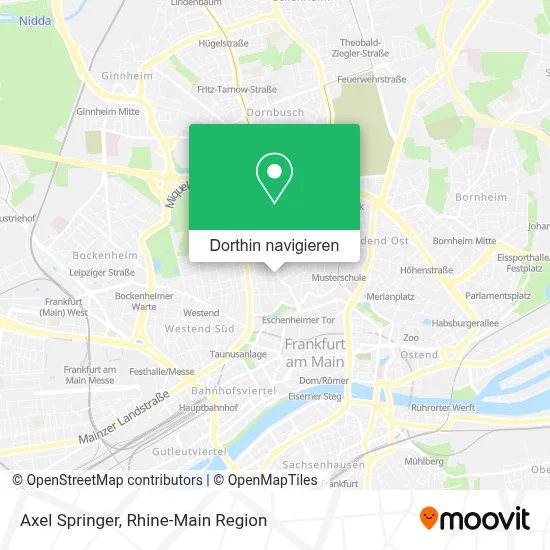 Axel Springer Karte
