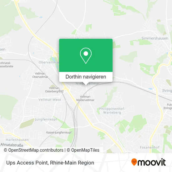 Ups Access Point Karte