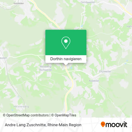 Andre Lang Zuschnitte Karte