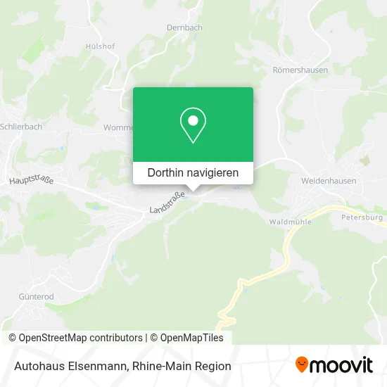 Autohaus Elsenmann Karte