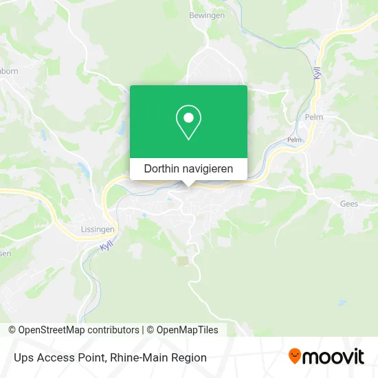 Ups Access Point Karte