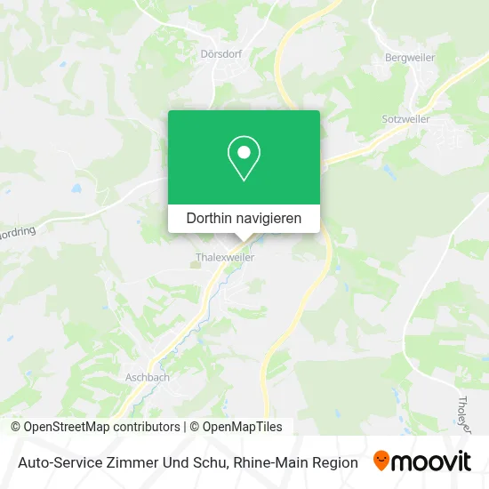Auto-Service Zimmer Und Schu Karte