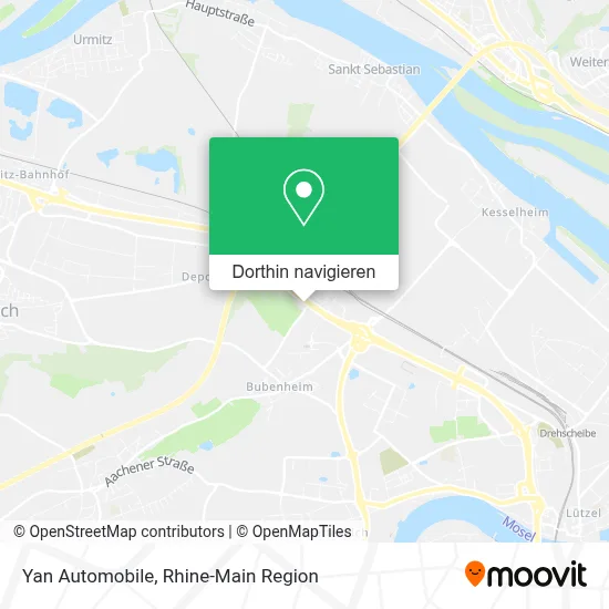 Yan Automobile Karte