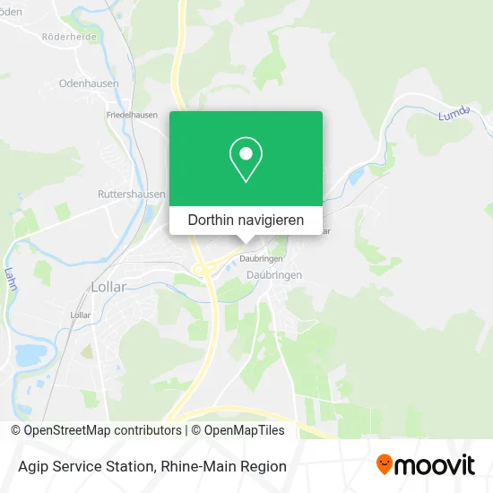 Agip Service Station Karte