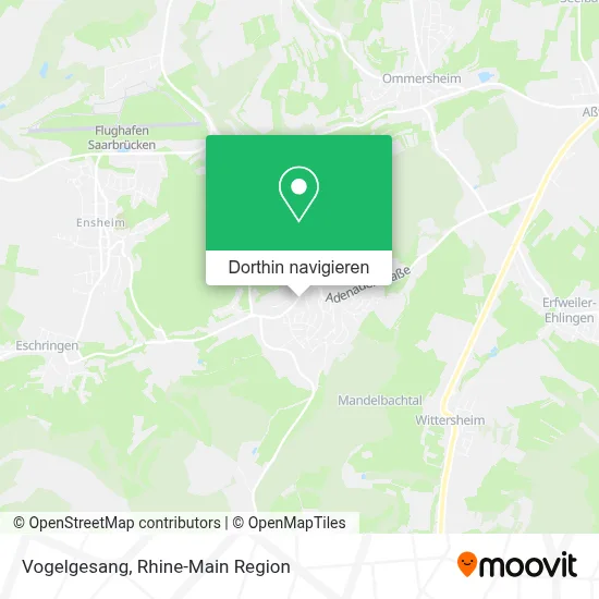 Vogelgesang Karte