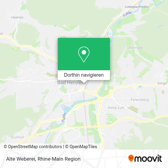Alte Weberei Karte