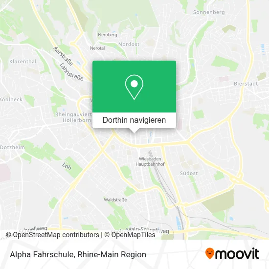 Alpha Fahrschule Karte