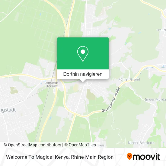 Welcome To Magical Kenya Karte