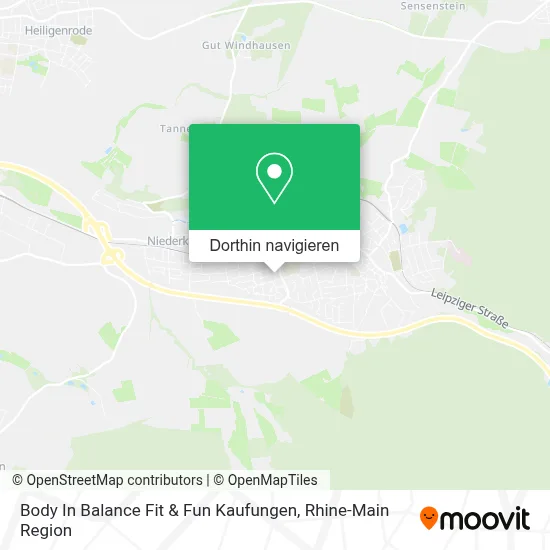 Body In Balance Fit & Fun Kaufungen Karte