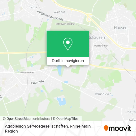 Agaplesion Servicegesellschaften Karte
