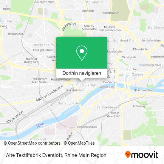Alte Textilfabrik Eventloft Karte