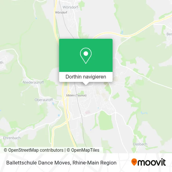 Ballettschule Dance Moves Karte