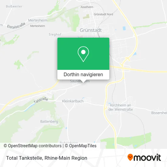 Total Tankstelle Karte