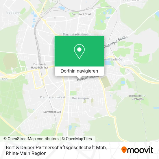 Bert & Daiber Partnerschaftsgesellschaft Mbb Karte