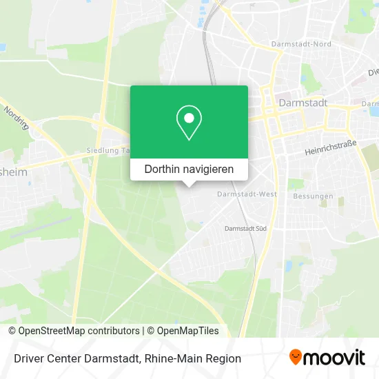 Driver Center Darmstadt Karte