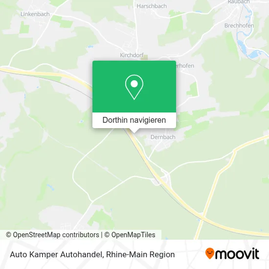 Auto Kamper Autohandel Karte