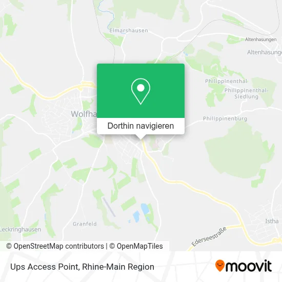 Ups Access Point Karte