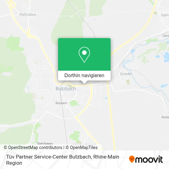 Tüv Partner Service-Center Butzbach Karte