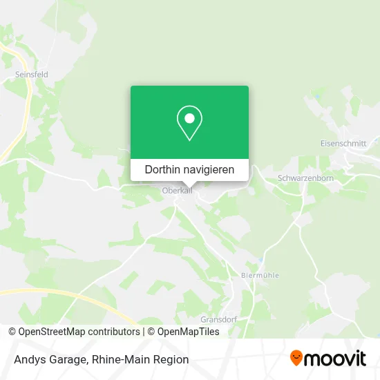 Andys Garage Karte