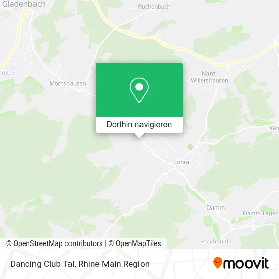 Dancing Club Tal Karte