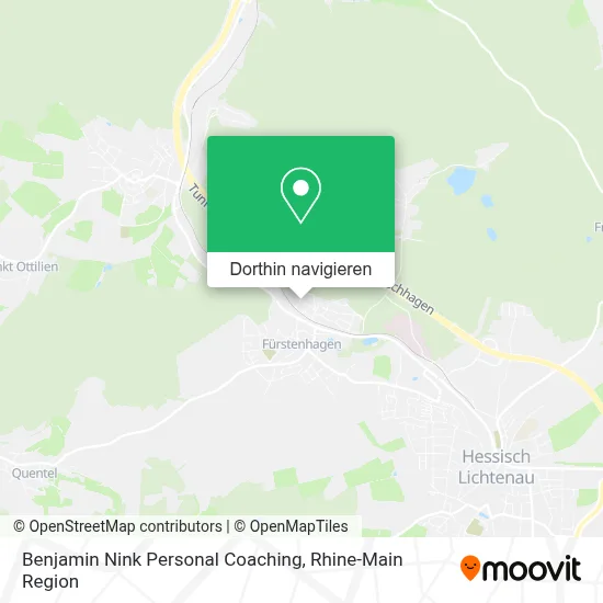 Benjamin Nink Personal Coaching Karte