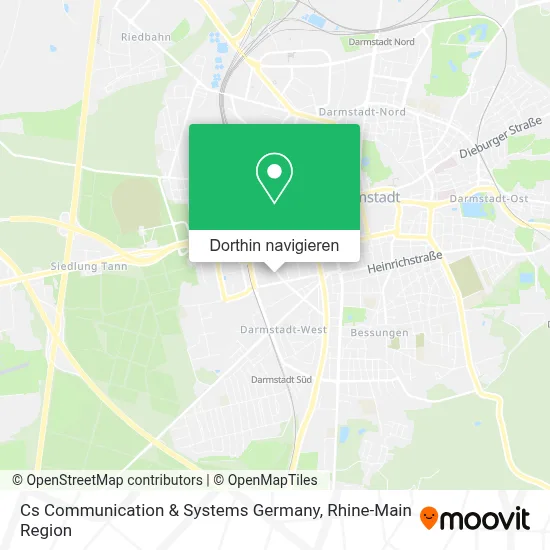 Cs Communication & Systems Germany Karte