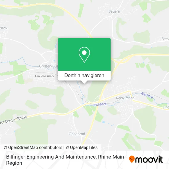 Bilfinger Engineering And Maintenance Karte