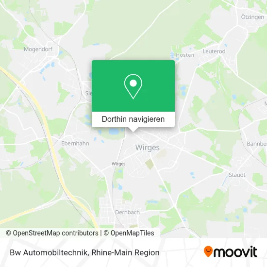 Bw Automobiltechnik Karte