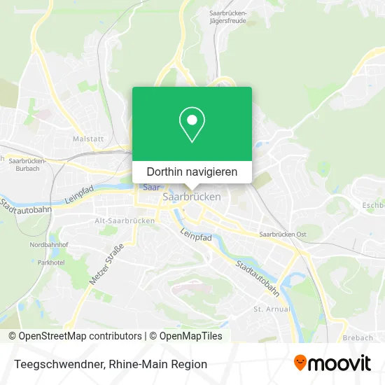 Teegschwendner Karte