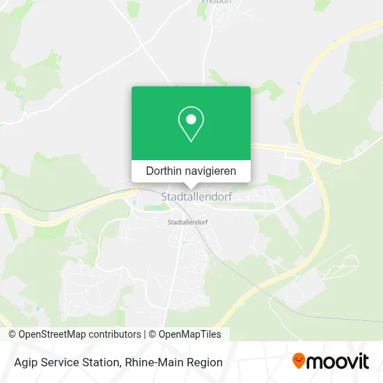 Agip Service Station Karte