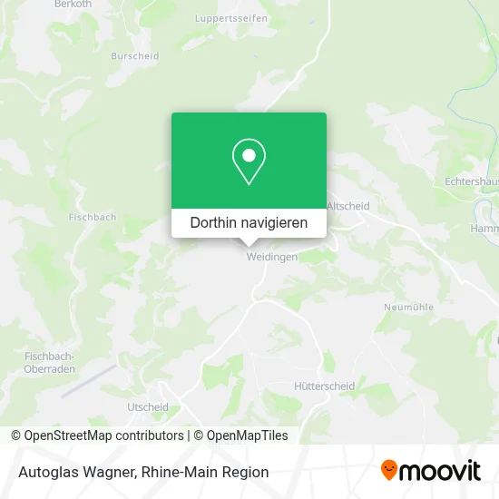 Autoglas Wagner Karte