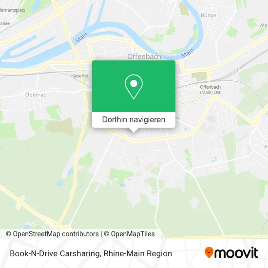 Book-N-Drive Carsharing Karte