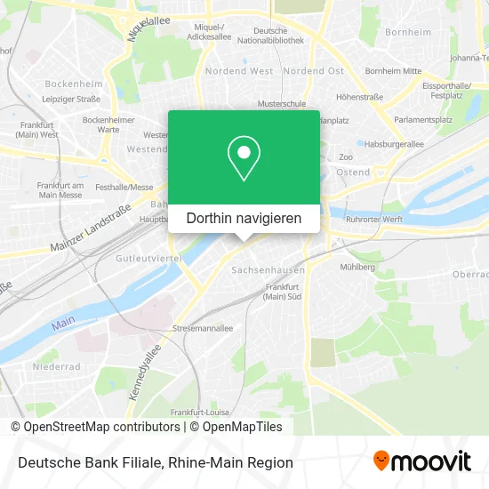 Deutsche Bank Filiale Karte