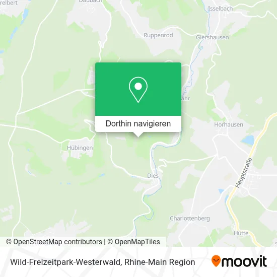 Wild-Freizeitpark-Westerwald Karte