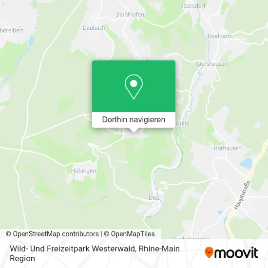 Wild- Und Freizeitpark Westerwald Karte