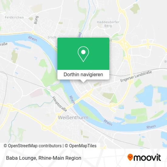 Baba Lounge Karte