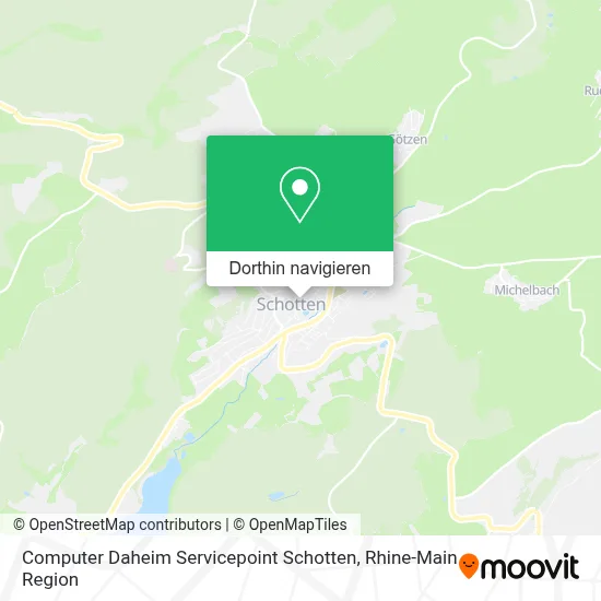 Computer Daheim Servicepoint Schotten Karte