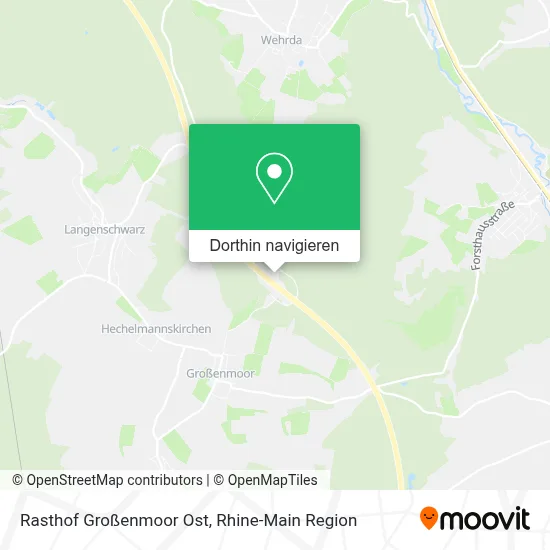 Rasthof Großenmoor Ost Karte