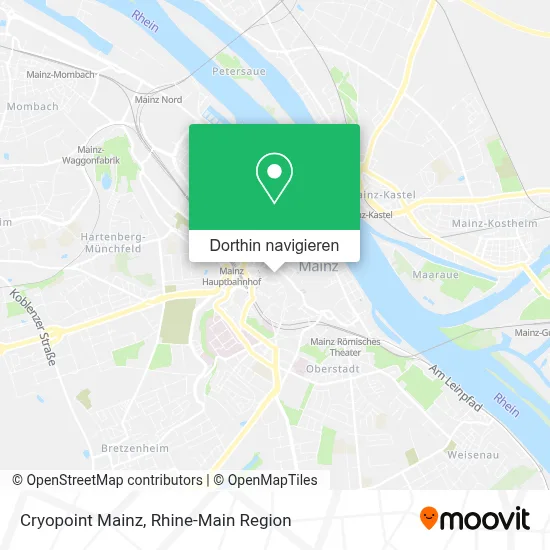 Cryopoint Mainz Karte