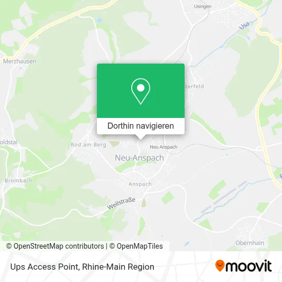 Ups Access Point Karte