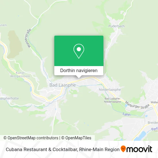 Cubana Restaurant & Cocktailbar Karte