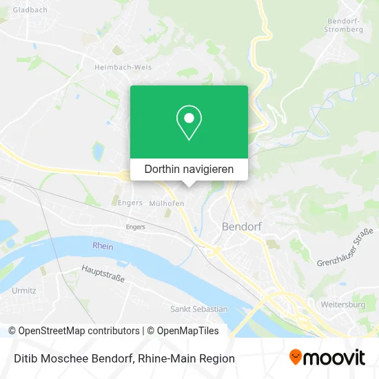 Ditib Moschee Bendorf Karte