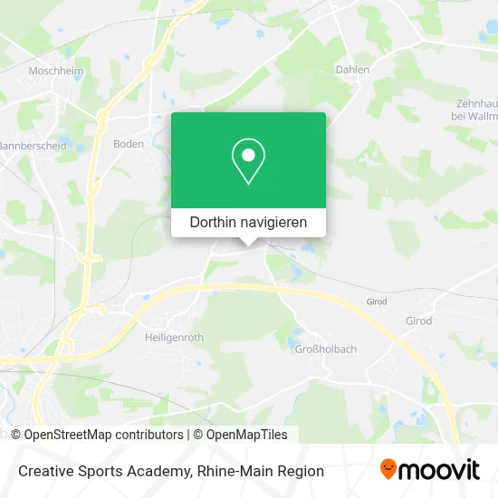 Creative Sports Academy Karte