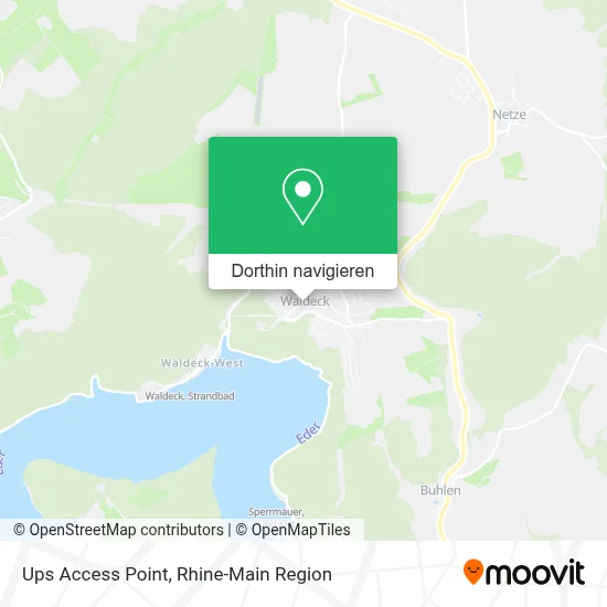 Ups Access Point Karte